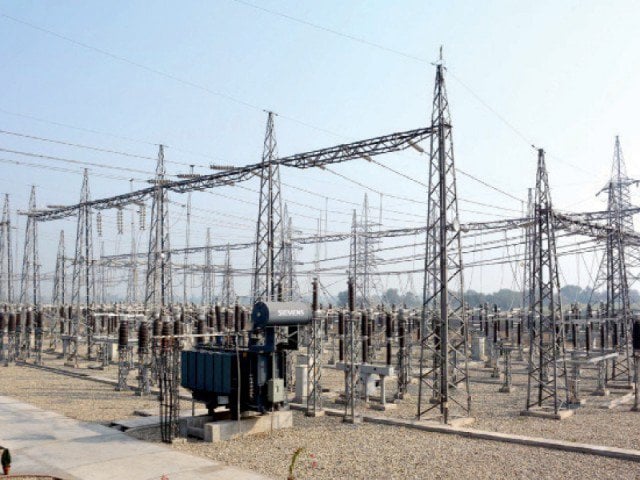 132 kV grid station with transformer and gantries